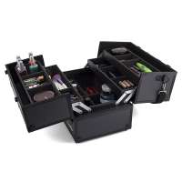 Makeup Train Case - Professional 14 Large Make Up Artist Organizer