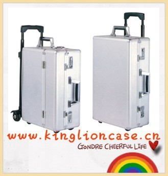 High Quality Flight Aluminum Trolley Luggage Case KL-L102